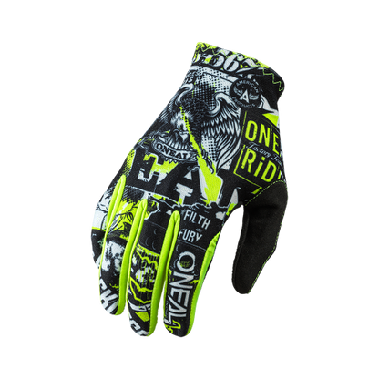 Guanti O'NEAL MATRIX ATTACK Junior Nero/Giallo