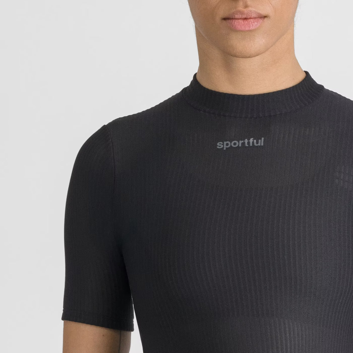 Intimo SPORTFUL invernale a maniche corte da donna nero
