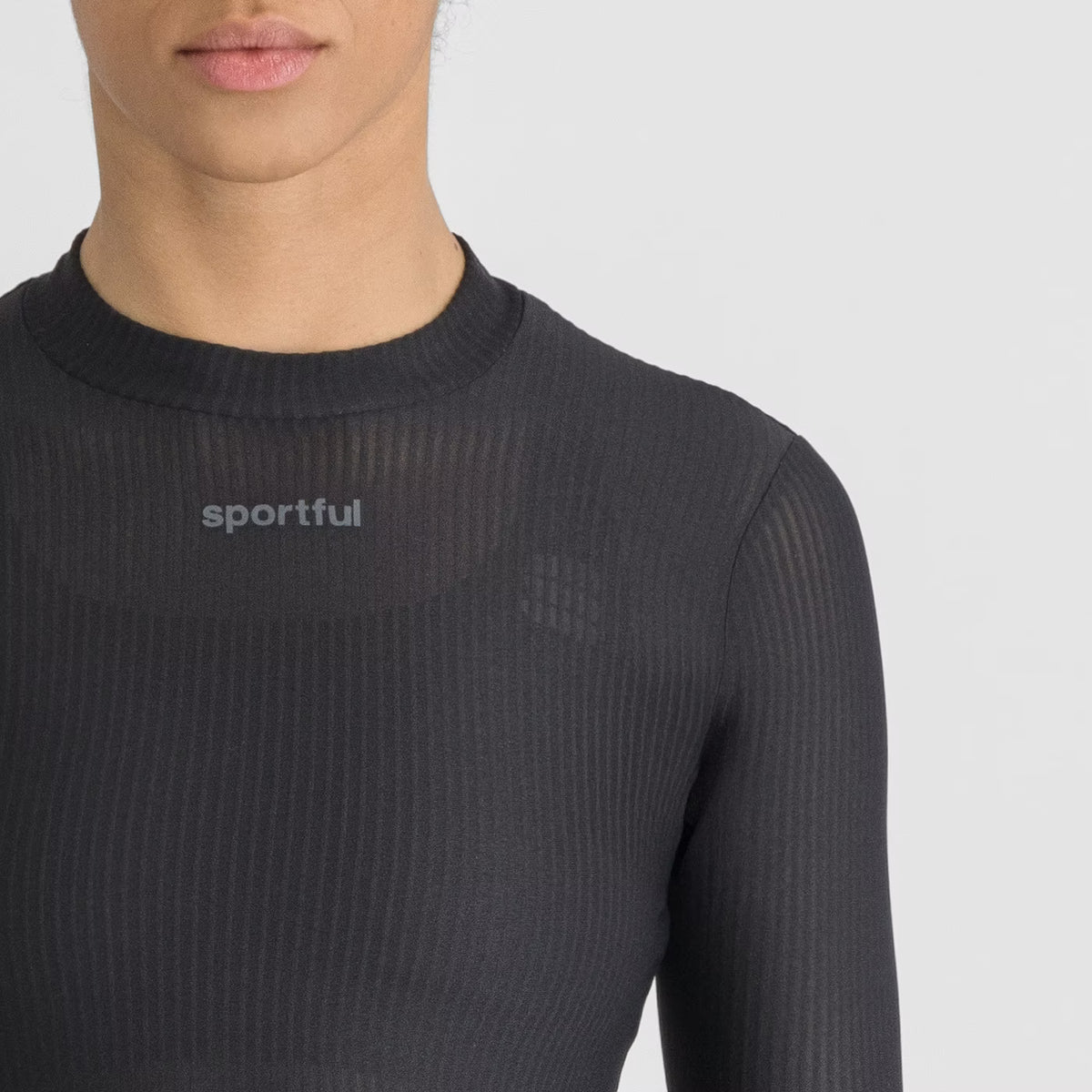 Maglia intima SPORTFUL WINTER a maniche lunghe da donna nera