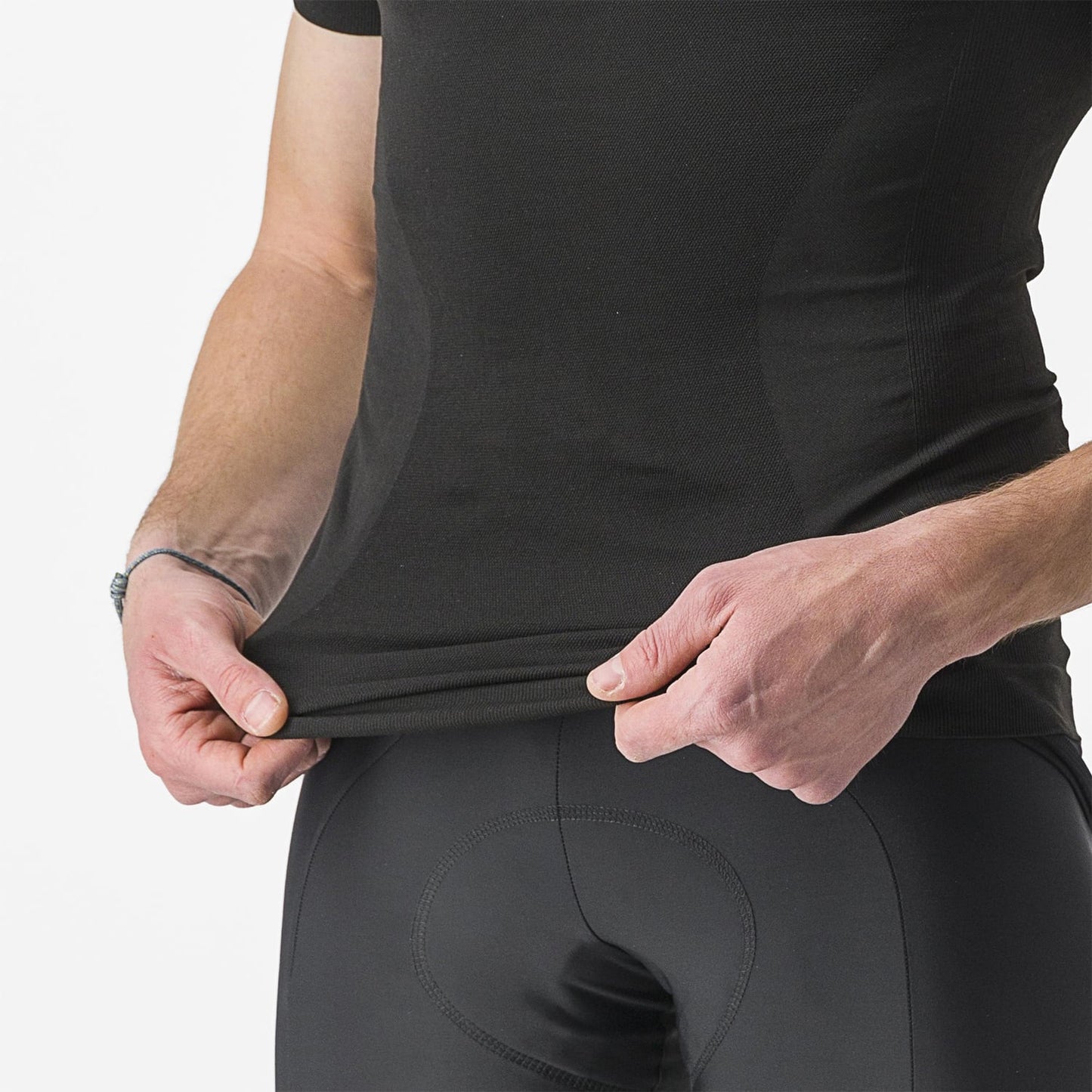 CASTELLI CORE SEAMLESS Intimo a maniche corte Nero