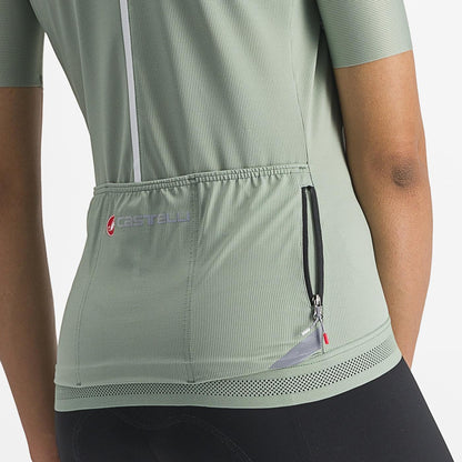 Maglia CASTELLI ENDURANCE W Donna Maniche Corte Verde
