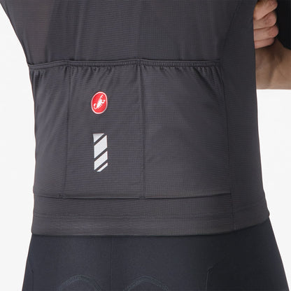 Maillot CASTELLI UNLIMITED ENTRATA 3 Maniche Corte Nero
