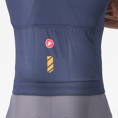 Maglia CASTELLI UNLIMITED ENTRATA 3 Maniche Corte Blu Navy