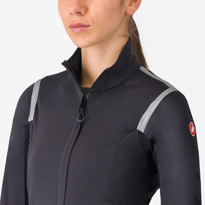 Giacca CASTELLI PERFETTO RoS 3 Donna Nero/Nero Reflex