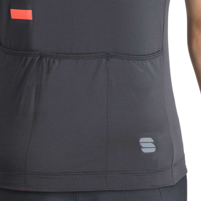 Maillot SPORTFUL CLASSIC Maniche Corte Donna Nero