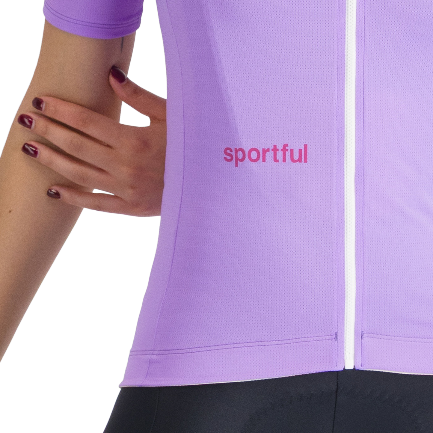 Maglia SPORTFUL CLASSIC a manica corta da donna, viola
