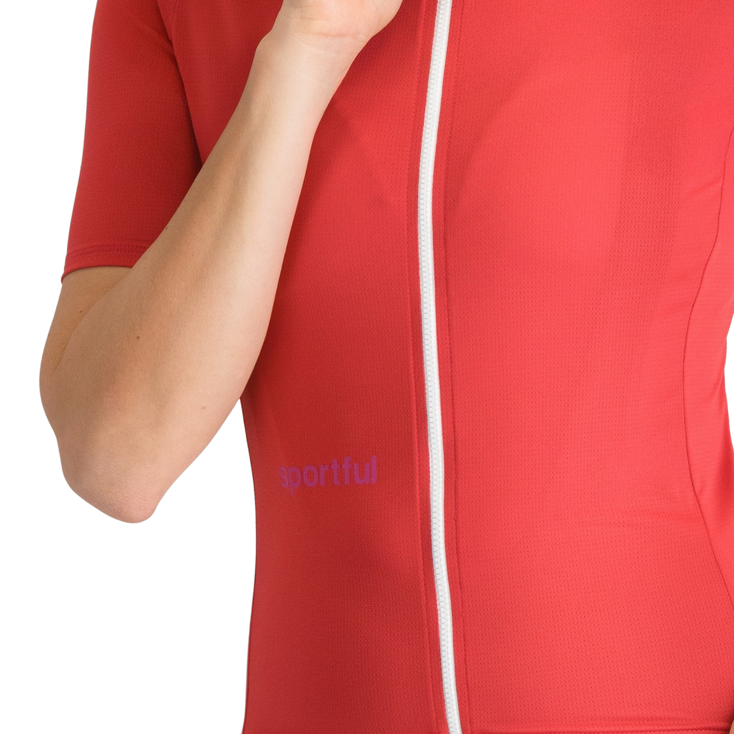 Maglia SPORTFUL CLASSIC a manica corta da donna, rosso