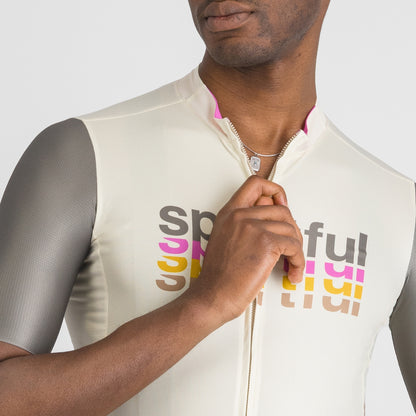 Maglia SPORTFUL SUPERGIARA 2 LOGO Maniche Corte Crema