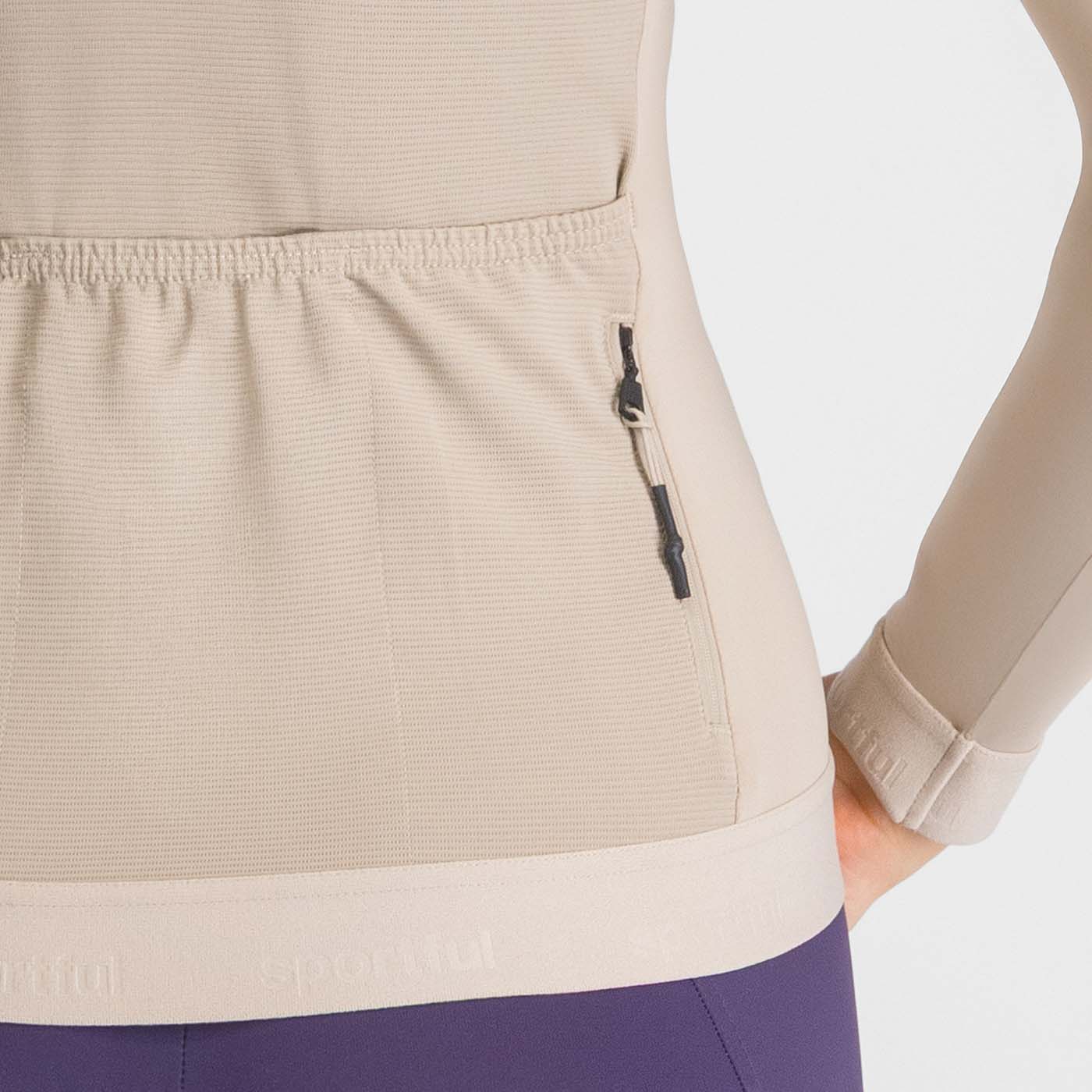 Maglia a maniche lunghe SPORTFUL SRK Donna Beige