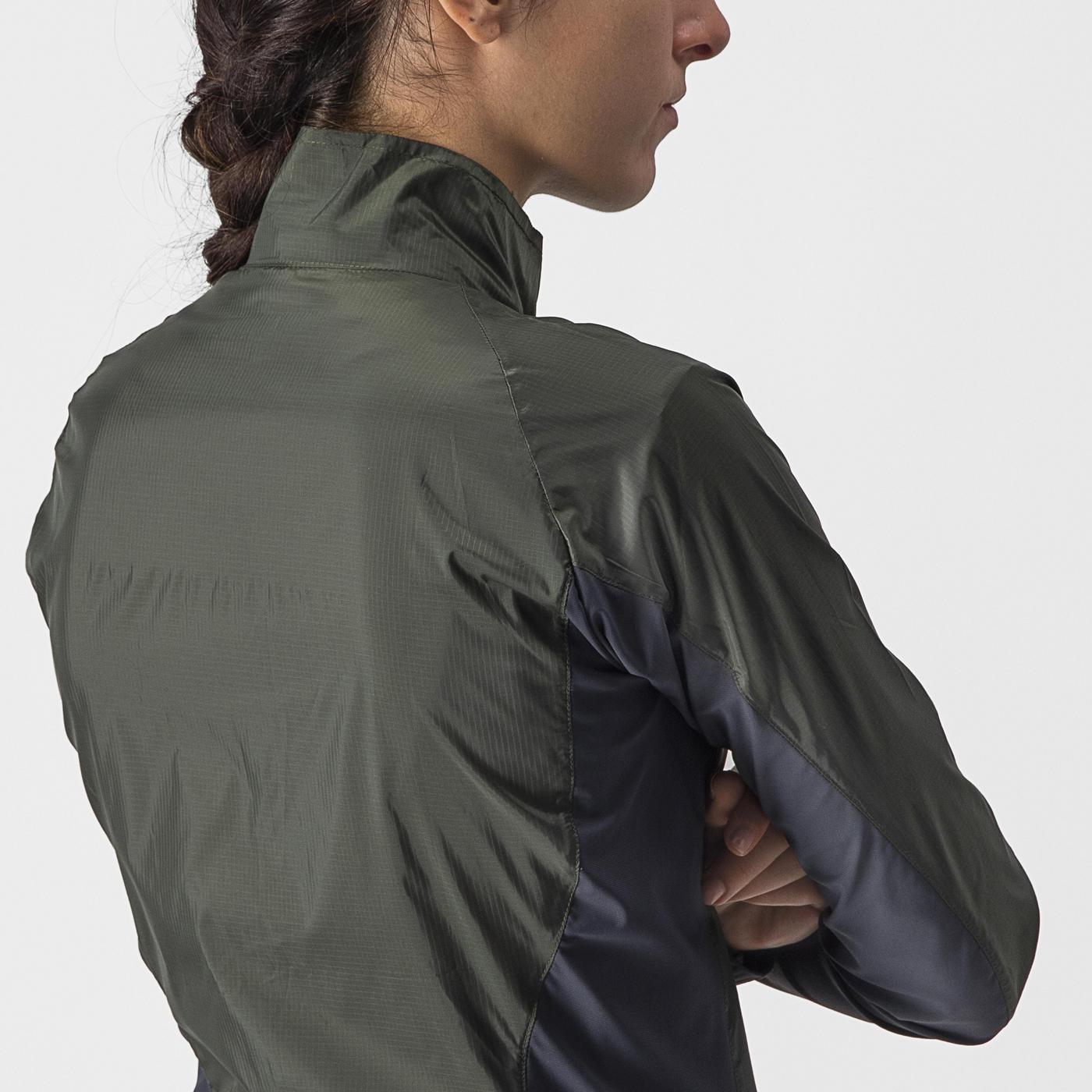 CASTELLI SQUADRA STRETCH Giacca Donna Khaki