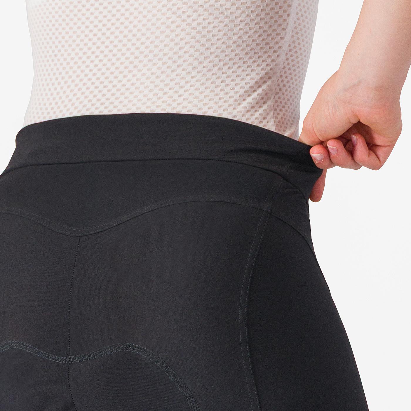 Pantaloncini CASTELLI ENDURANCE Donna, Nero