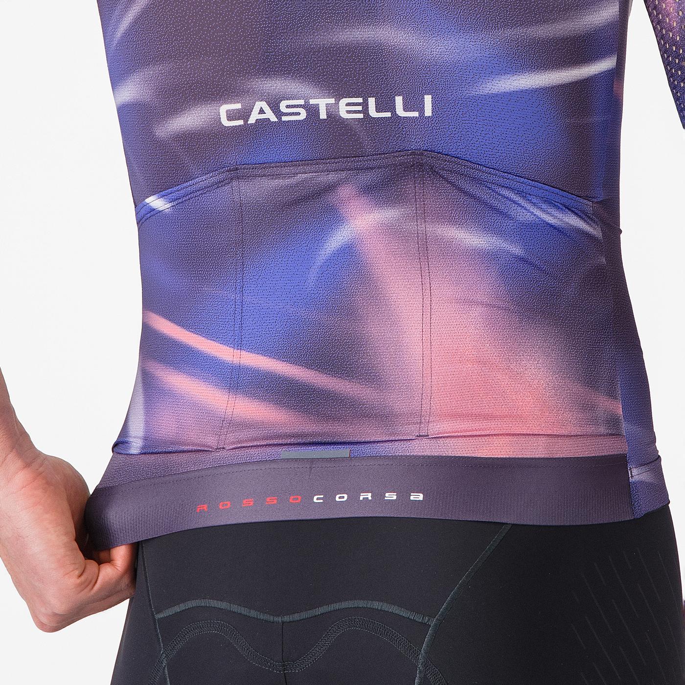 Maglia a manica corta CASTELLI AERO RACE 8S Viola