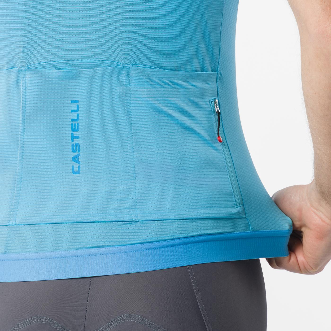 CASTELLI ESPRESSO 2 Maglia a maniche corte turchese