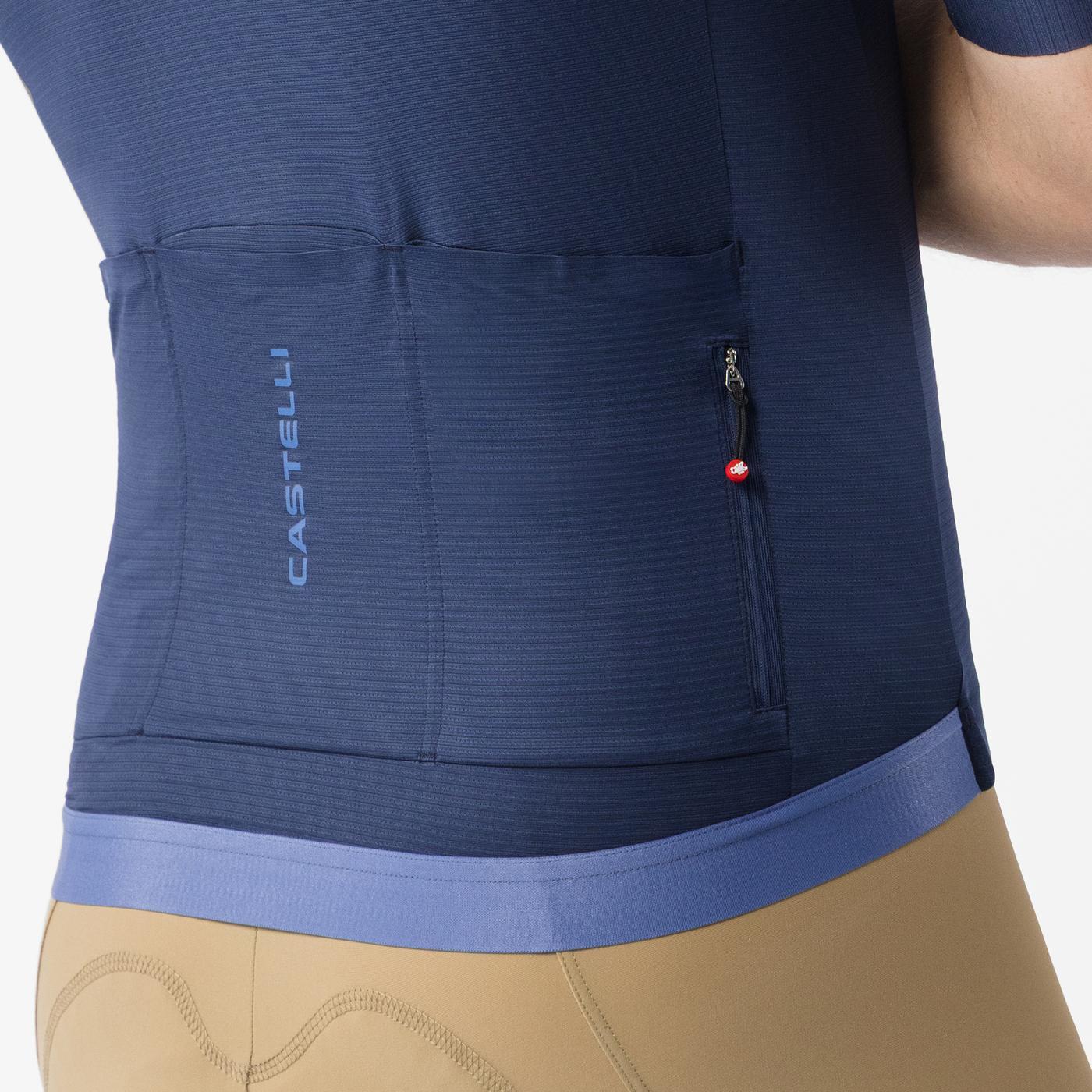 CASTELLI ESPRESSO 2 Maglia a maniche corte blu
