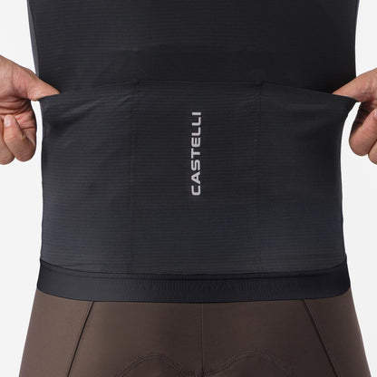Giacca Senza Maniche CASTELLI ESPRESSO 2 Nero/Bianco