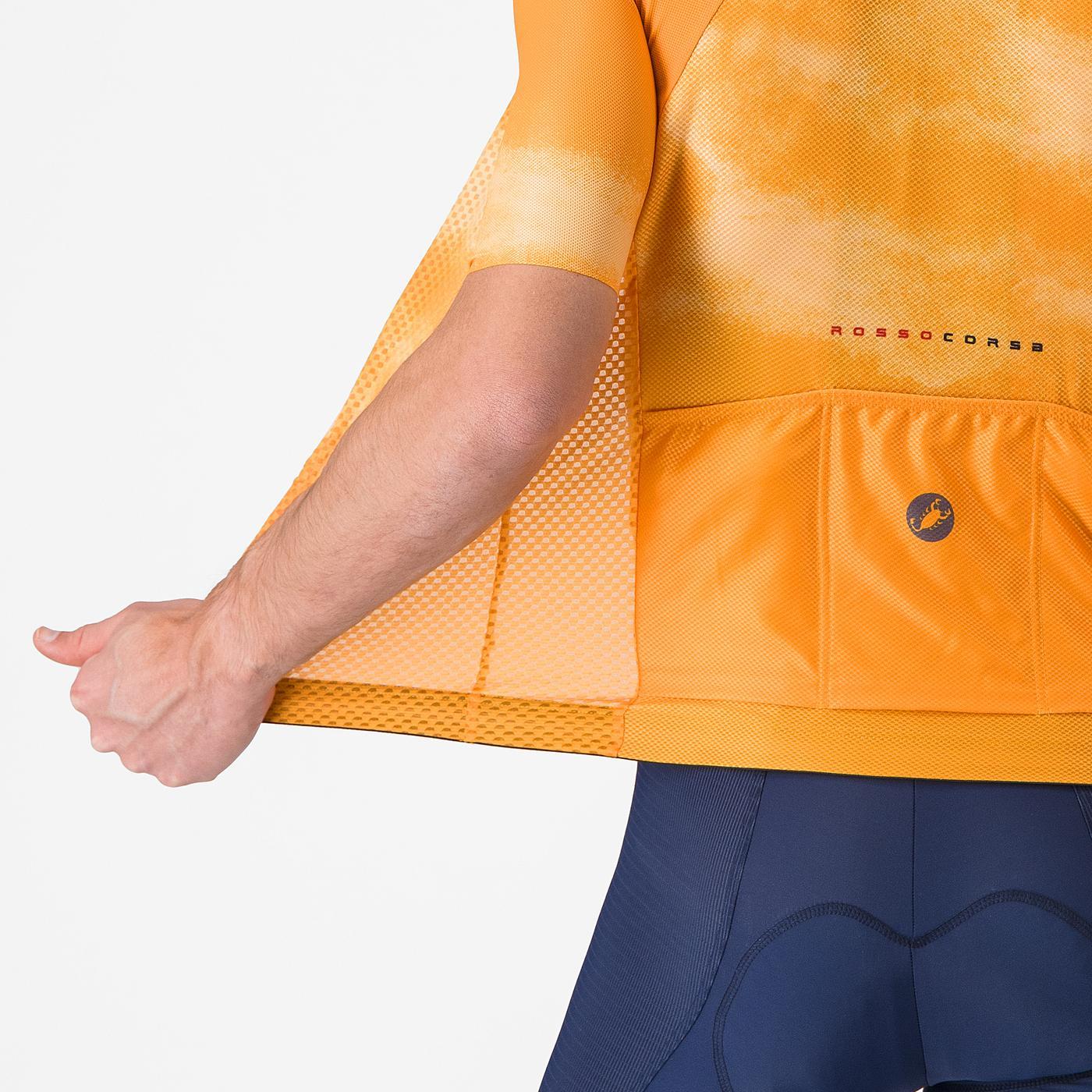 Maglia a maniche corte CASTELLI CLIMBER'S A/C Arancione