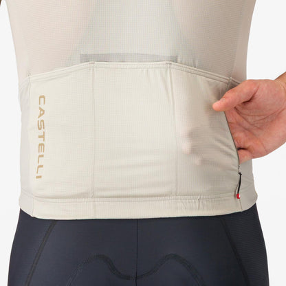 Maglia CASTELLI UNLIMITED ENDURANCE 3 Beige/Kaki