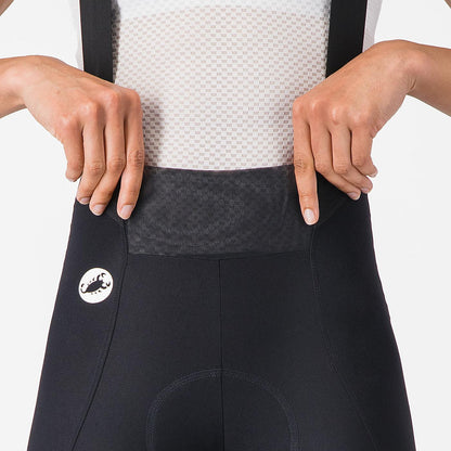 Salopette Corto CASTELLI ESPRESSO 2 W DT Donna Nero