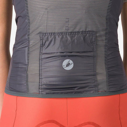 Gilet CASTELLI ARIA 2 da donna grigio scuro 2026