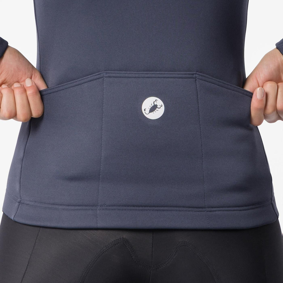 Maglia CASTELLI SINERGIA 3 FZ Maniche Lunghe Donna Blu