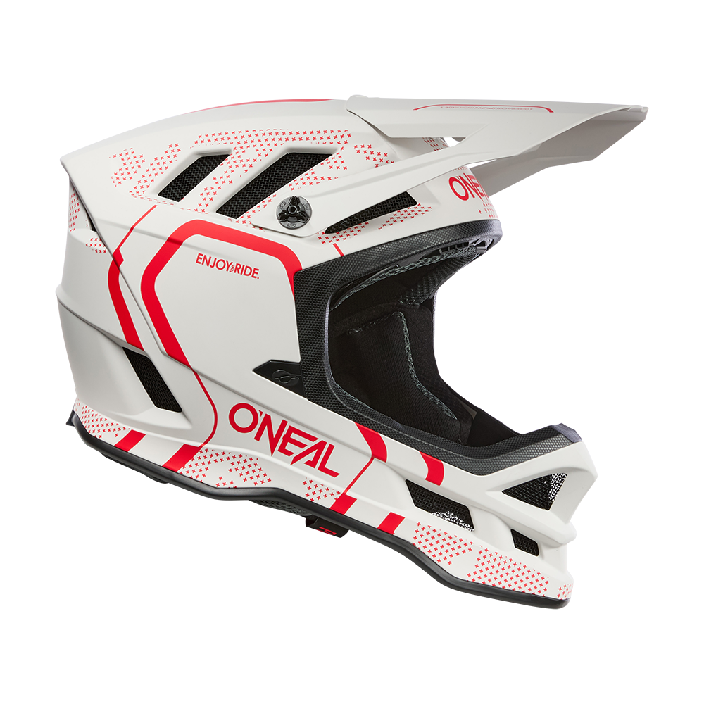 O'NEAL BLADE POLYACRYLITE STRIKE Casco MTB Bianco/Rosso