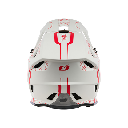 Casco MTB O'NEAL BLADE POLYACRYLITE STRIKE Bianco/Rosso