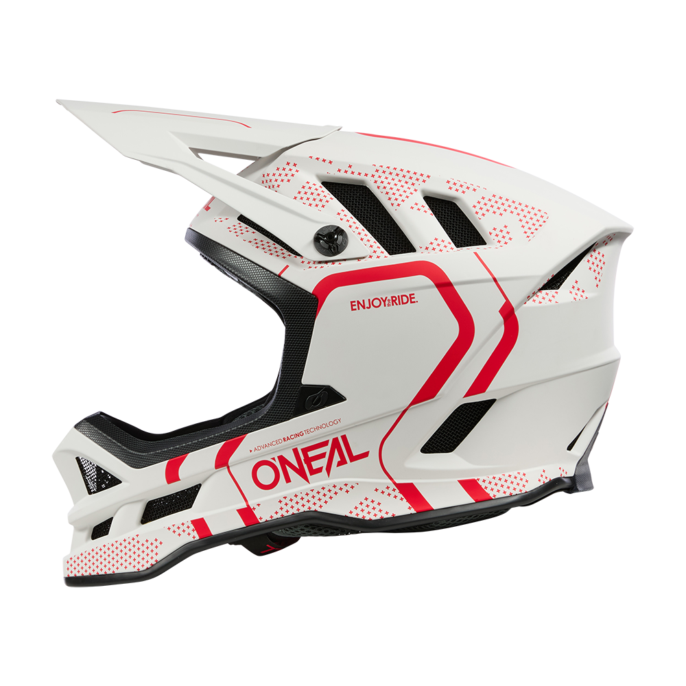 O'NEAL BLADE POLYACRYLITE STRIKE Casco MTB Bianco/Rosso