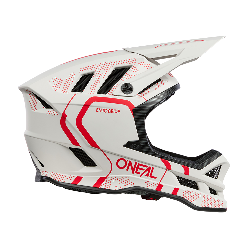 O'NEAL BLADE POLYACRYLITE STRIKE Casco MTB Bianco/Rosso