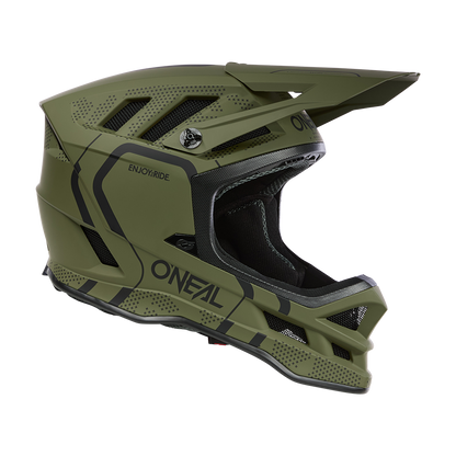 Casco MTB O'NEAL BLADE POLYACRYLITE STRIKE Verde/Nero