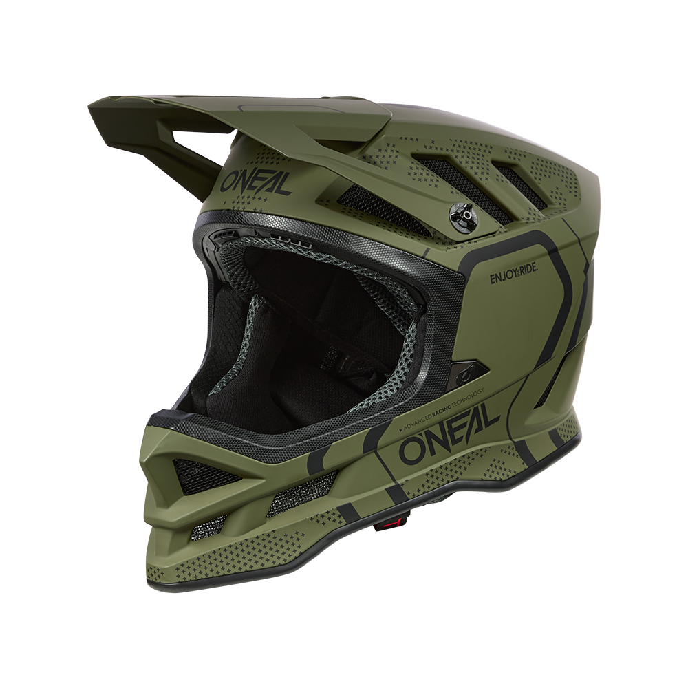 Casco MTB O'NEAL BLADE POLYACRYLITE STRIKE Verde/Nero