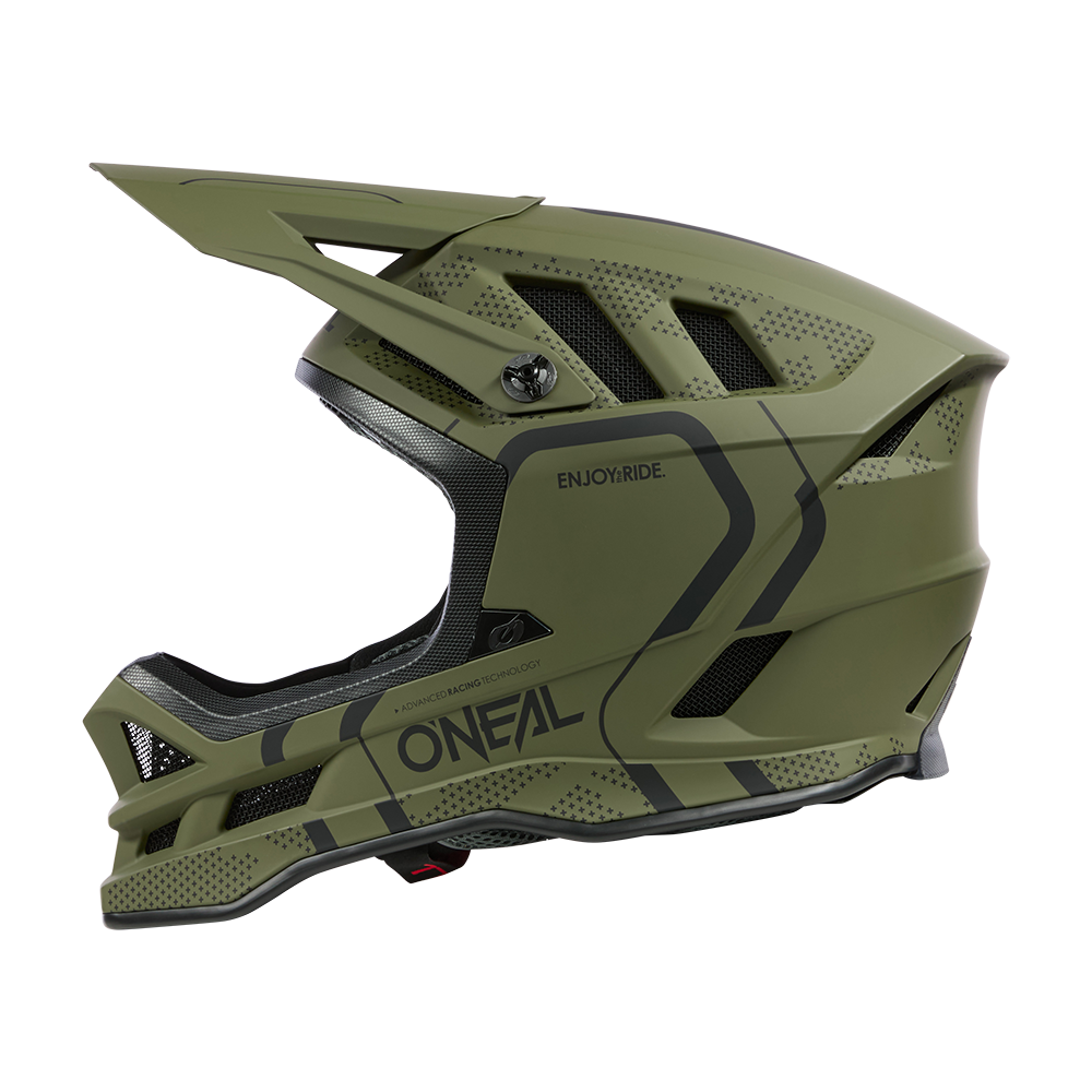 Casco MTB O'NEAL BLADE POLYACRYLITE STRIKE Verde/Nero