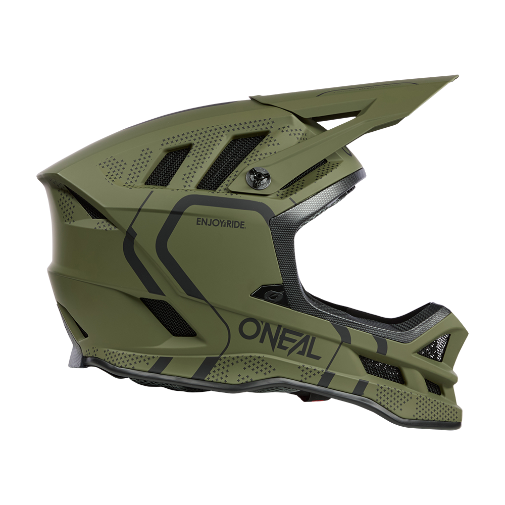 Casco MTB O'NEAL BLADE POLYACRYLITE STRIKE Verde/Nero