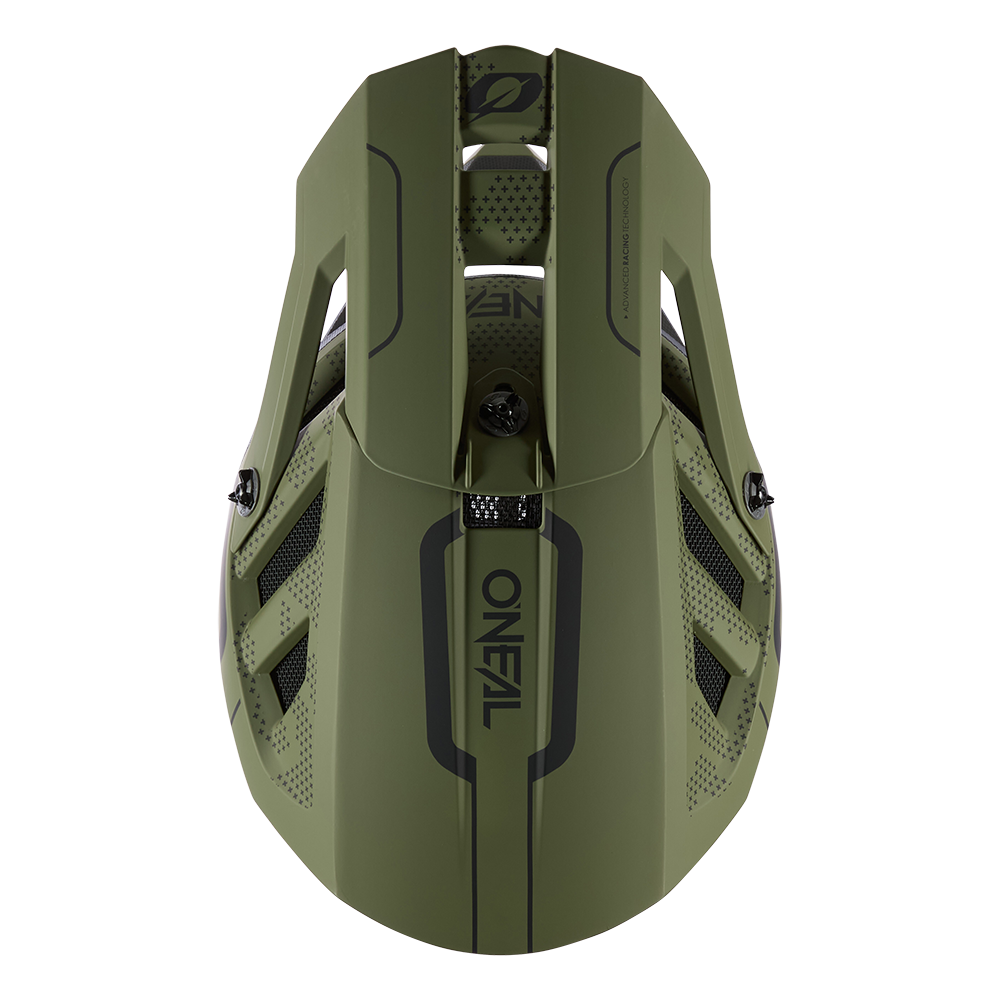 Casco MTB O'NEAL BLADE POLYACRYLITE STRIKE Verde/Nero