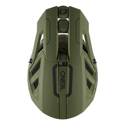Casco MTB O'NEAL BLADE POLYACRYLITE STRIKE Verde/Nero