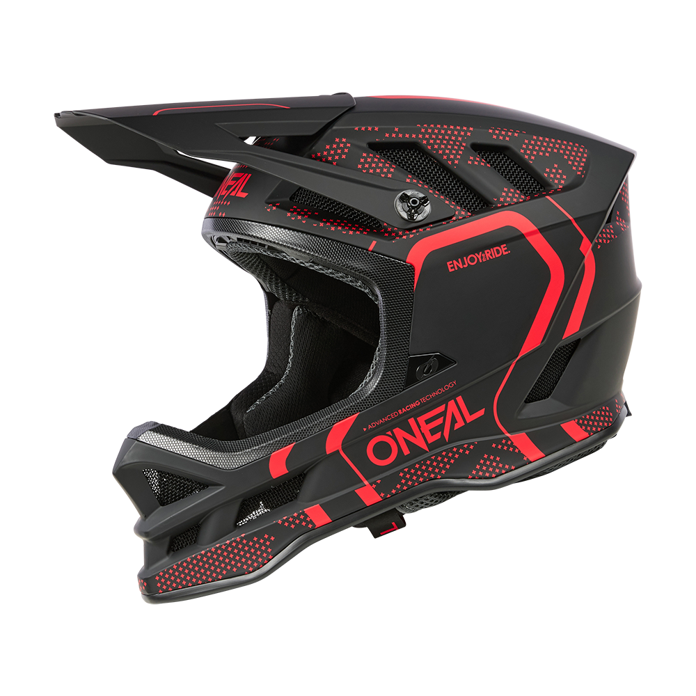 O'NEAL BLADE POLYACRYLITE STRIKE Casco MTB Nero/Rosso