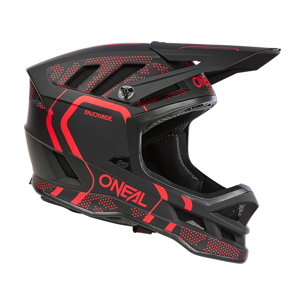 O'NEAL BLADE POLYACRYLITE STRIKE Casco MTB Nero/Rosso