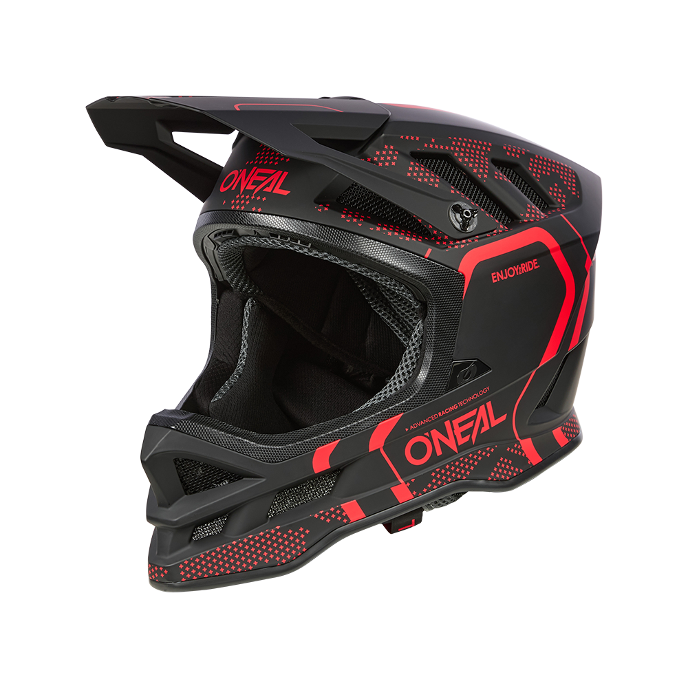 O'NEAL BLADE POLYACRYLITE STRIKE Casco MTB Nero/Rosso