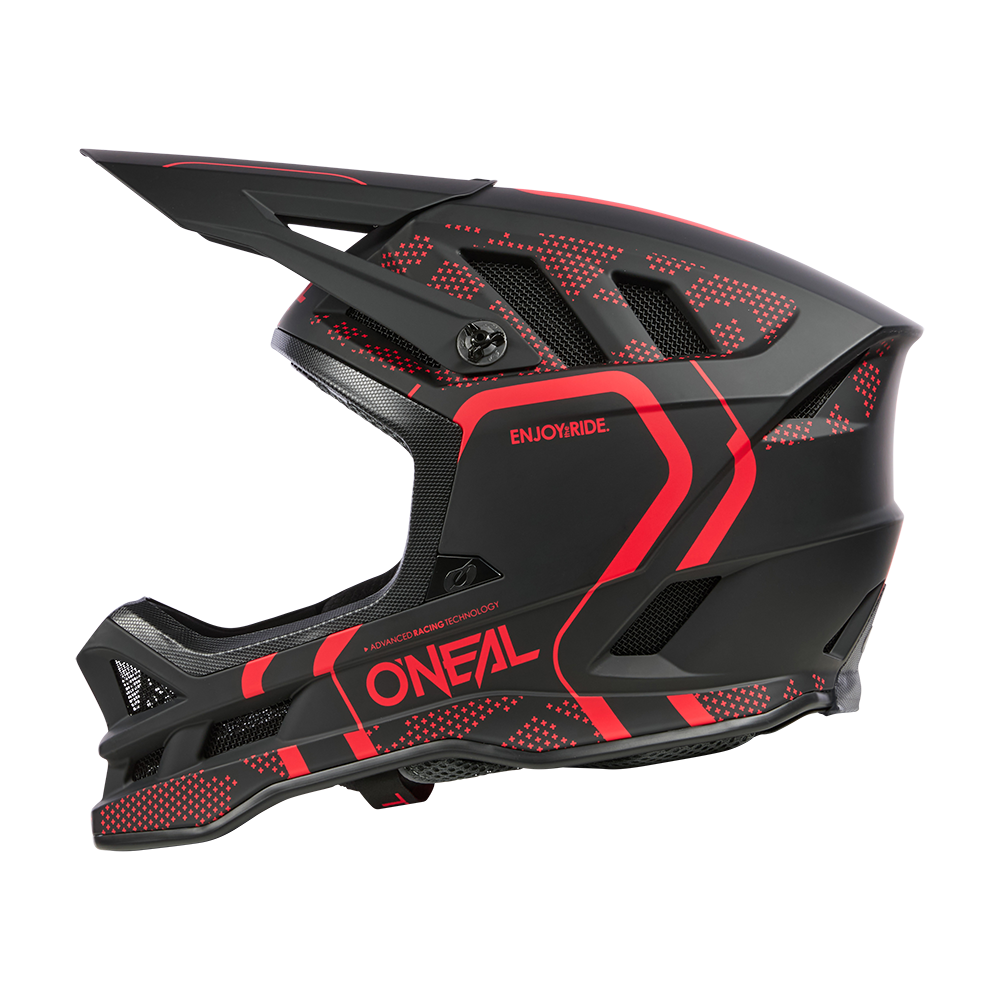 O'NEAL BLADE POLYACRYLITE STRIKE Casco MTB Nero/Rosso
