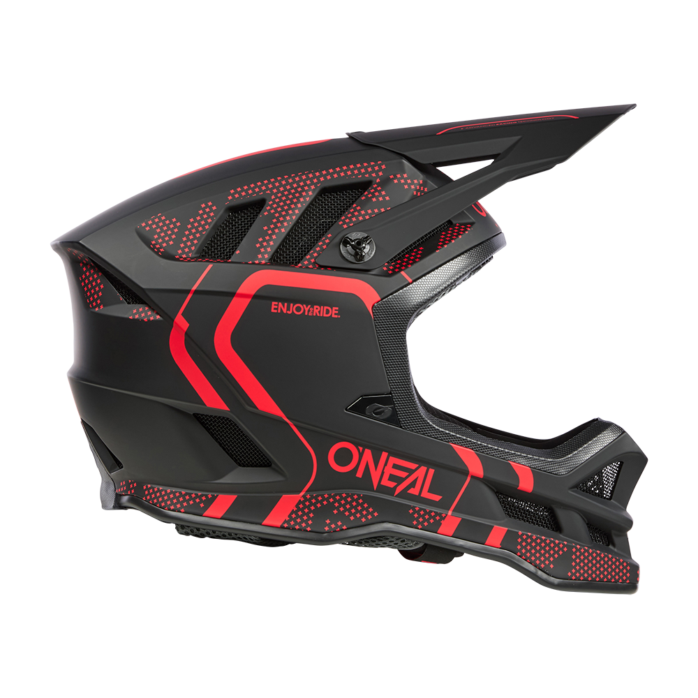 O'NEAL BLADE POLYACRYLITE STRIKE Casco MTB Nero/Rosso