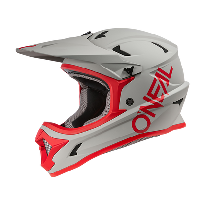 Casco MTB O'NEAL SONUS SOLID Grigio/Rosso