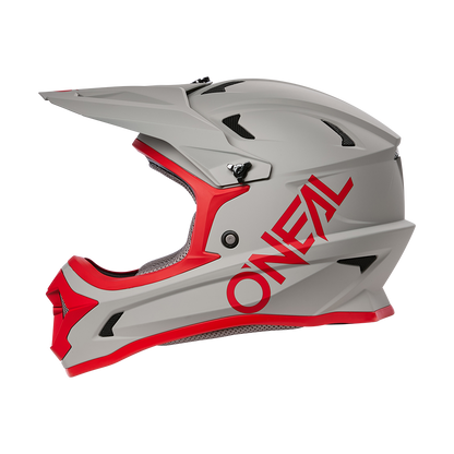 Casco MTB O'NEAL SONUS SOLID Grigio/Rosso