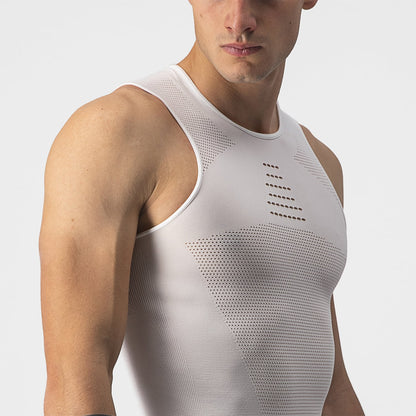 Maglietta Intima CASTELLI CORE SEAMLESS Senza Maniche Bianco