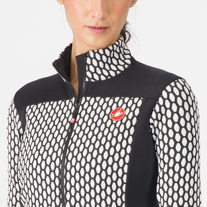 Maillot CASTELLI SFIDA 2 Femme Manches Longues Nero/Bianco