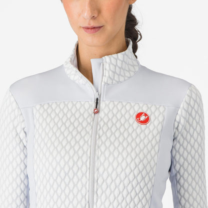 Maillot CASTELLI SFIDA 2 Femme Manches Longues Grigio Chiaro