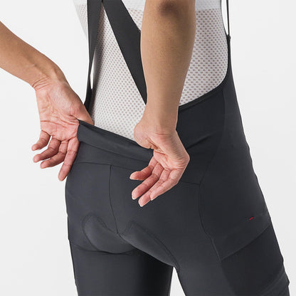 Salopette Corta con Bretelle CASTELLI UNLIMITED CARGO Donna Nero