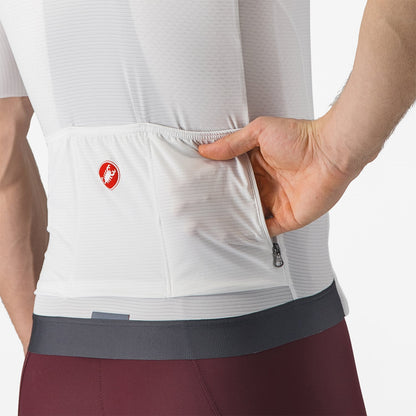 Maglia CASTELLI ESPRESSO Maniche Corte Bianco