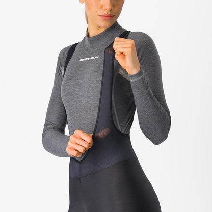 Salopette 3/4 con Bretelle CASTELLI ENTRATA Donna Nero