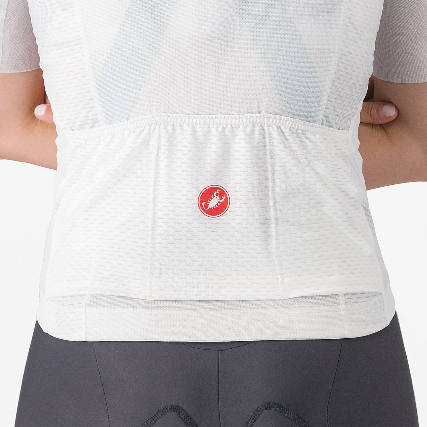 Maglia a maniche corte CASTELLI FANTASIA Donna Bianco