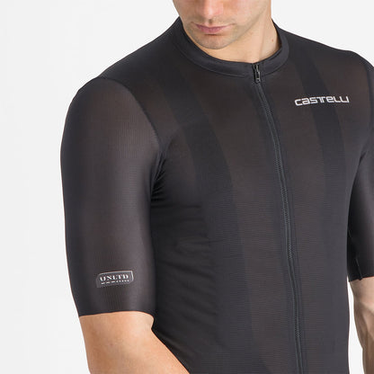 Maillot CASTELLI UNLIMITED ENTRATA 3 Maniche Corte Nero