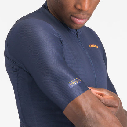 Maglia CASTELLI UNLIMITED ENTRATA 3 Maniche Corte Blu Navy